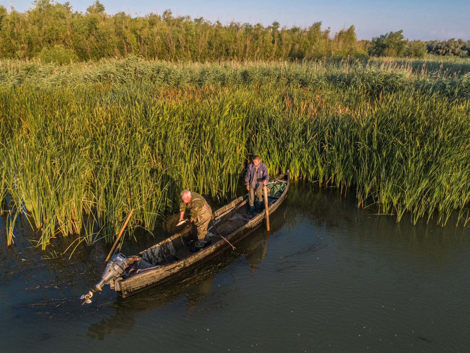 Військові дії в Ізмаїльському районі ускладнюють роботу румунських рибалок у дельті Дунаю