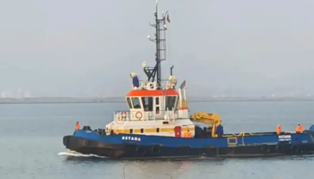 У румунському порту Мідія затонув буксир Astana