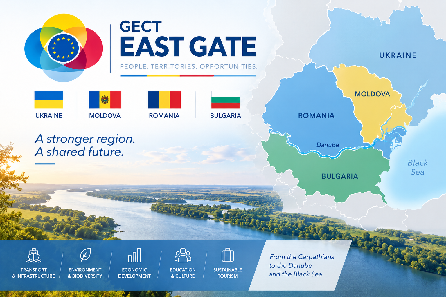Ізмаїл долучився до формування EAST GATE — нового транскордонного об’єднання України, Румунії, Молдови та Болгарії