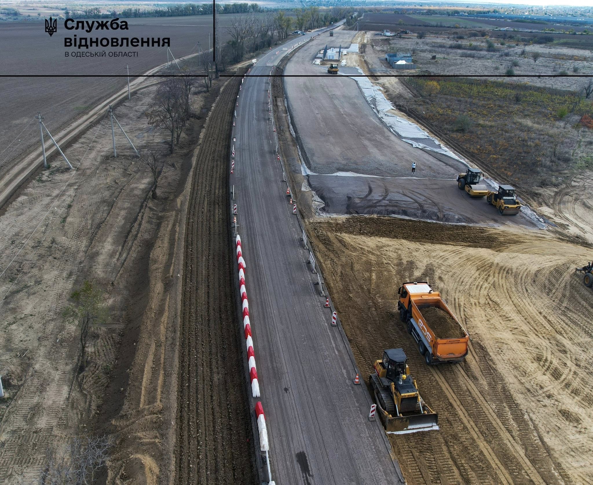 На Одещині триває будівництво майданчика біля пункту пропуску «Рені – Джурджулешть»