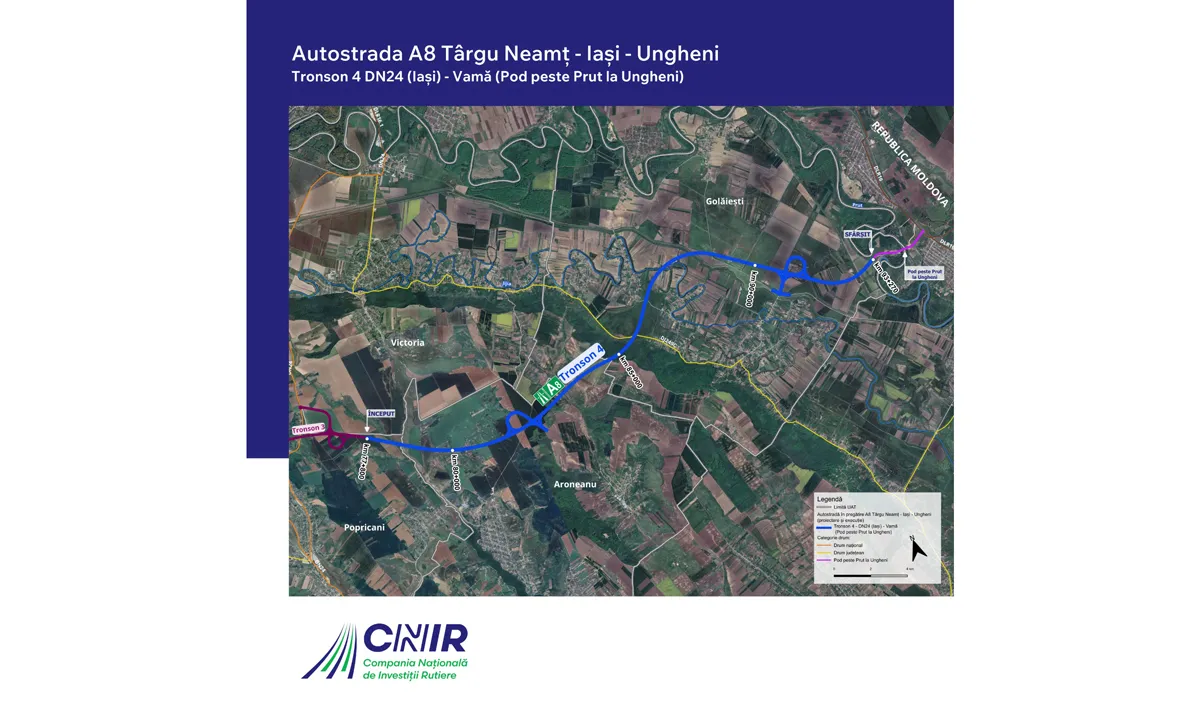 Італійський консорціум отримав контракт на останню румунську ділянку траси A8 до кордону з Молдовою