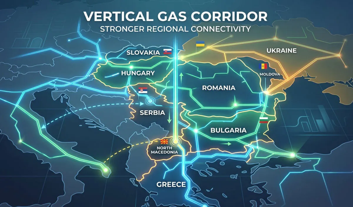 Сербія та Північна Македонія приєдналися до Вертикального газового коридору